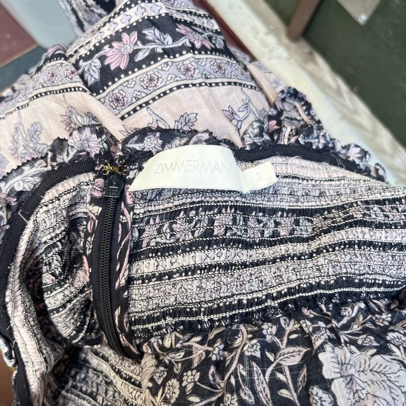 Zimmermann wide leg jumpsuit 2 EUC cotton - Picture 5 of 9